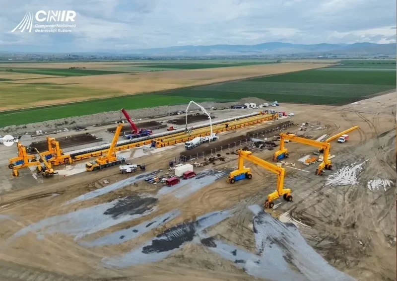 Danlin XXL mobilizează 180 de muncitori și 200 de utilaje pe primul lot montan al Autostrăzii Unirii