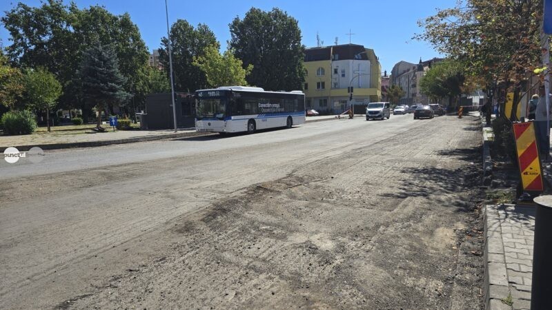 Atenție! De luni, 17 august, se instituie temporar sens unic pe strada Cuza Vodă