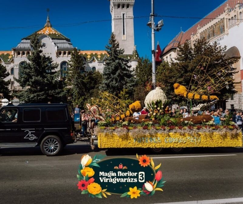 Cetatea Medievală din Târgu Mureș se umple de flori la a treia ediție Magia Florilor