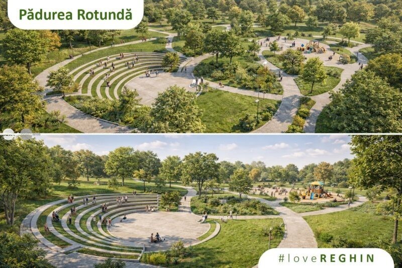 Aproape 13 milioane de lei pentru modernizarea Pădurii Rotunde din Reghin