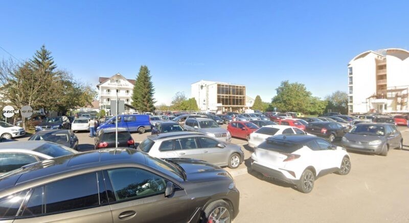 Noi spații de acces și parcare pregătite la Spitalul Clinic Județean de Urgență Târgu Mureș