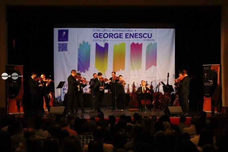 Reghinul, „Orașul Viorilor”, a găzduit un concert special în cadrul Concursului Internațional „George Enescu”