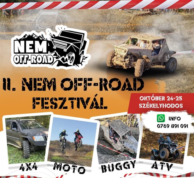 Spectacol off-road la Hodoșa: două zile de curse pentru mașini, buggy-uri, motociclete, ATV-uri și quad-uri