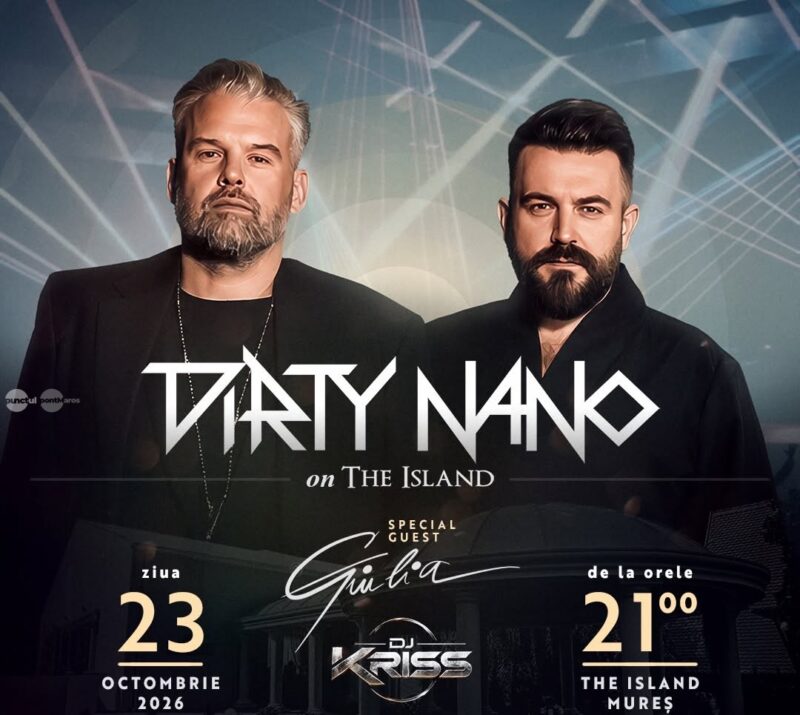 Dirty Nano vine la Târgu Mureș pe 23 octombrie