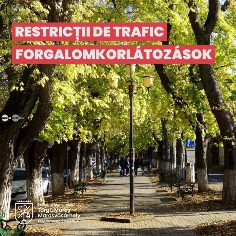 Restricții de circulație pe Bulevardul Cetății
