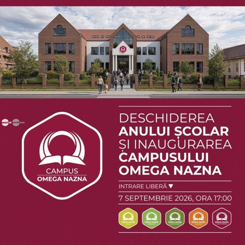 Campusul Omega Nazna își deschide porțile odată cu debutul noului an școlar