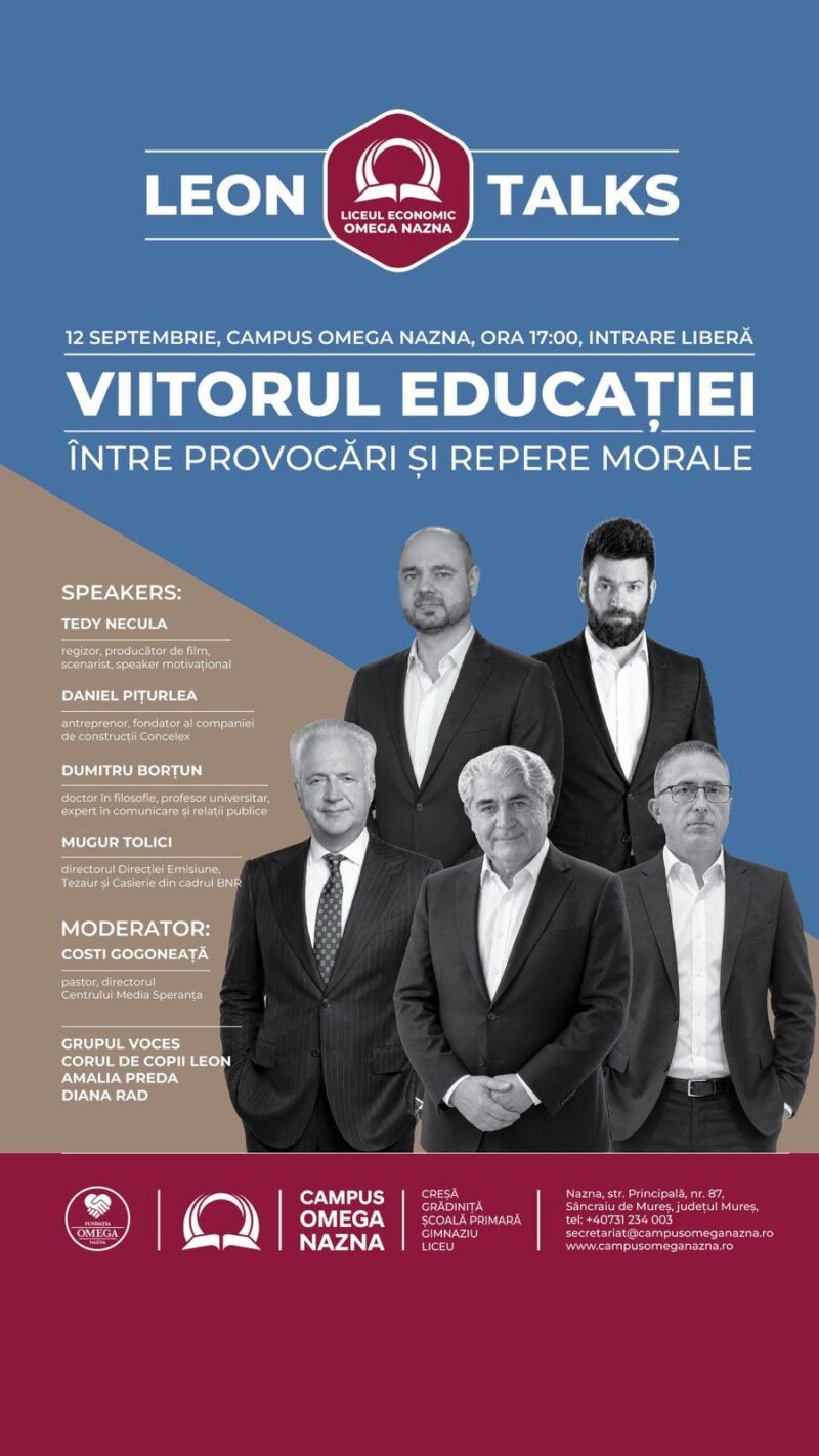 „Viitorul educației”, în dezbatere la Campus Omega Nazna. Invitați din educație, business și comunicare
