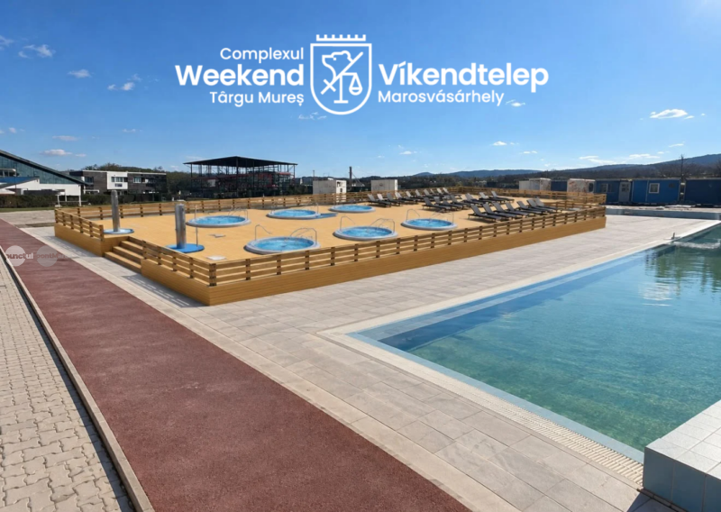Se reamenajează una dintre zonele importante ale Complexului Weekend – a fost demontat balonul presostatic