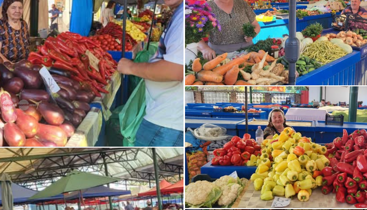 Produse proaspete de toamnă, direct de la agricultorii mureșeni, în Piața Cuza Vodă