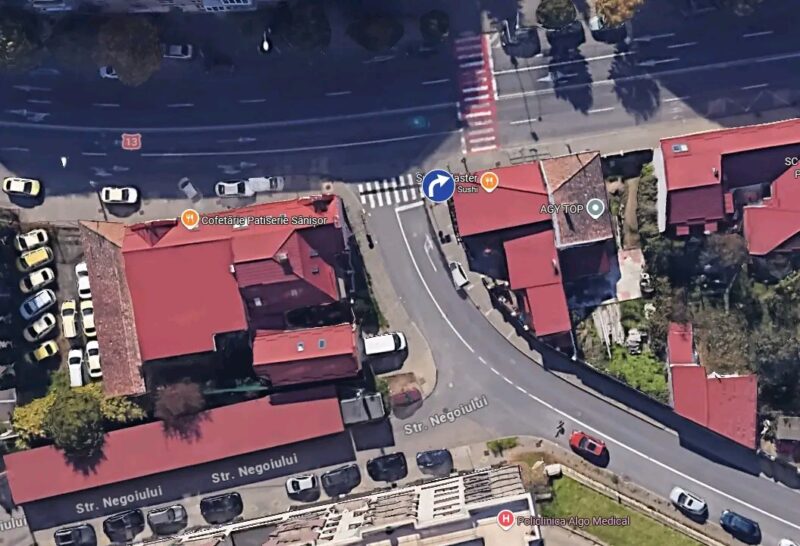 Se interzice virajul la stânga de pe strada Alexandru Papiu Ilarian spre Fortuna, în Târgu Mureș