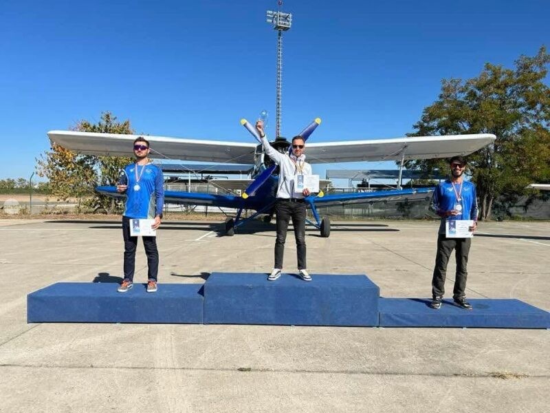 Gabi Pop, de la Aeroclubul „Elie Carafoli” Târgu Mureș, campion național pentru a patra oară la precizia aterizării