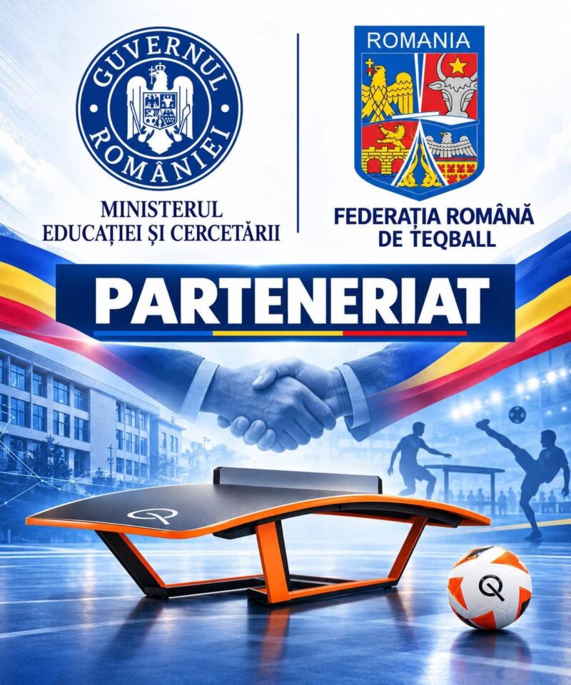 Teqball-ul şi Teqvoly-ul, discipline oficiale în licee în urma parteneriatului dintre FRTEQ şi Ministerul Educaţiei