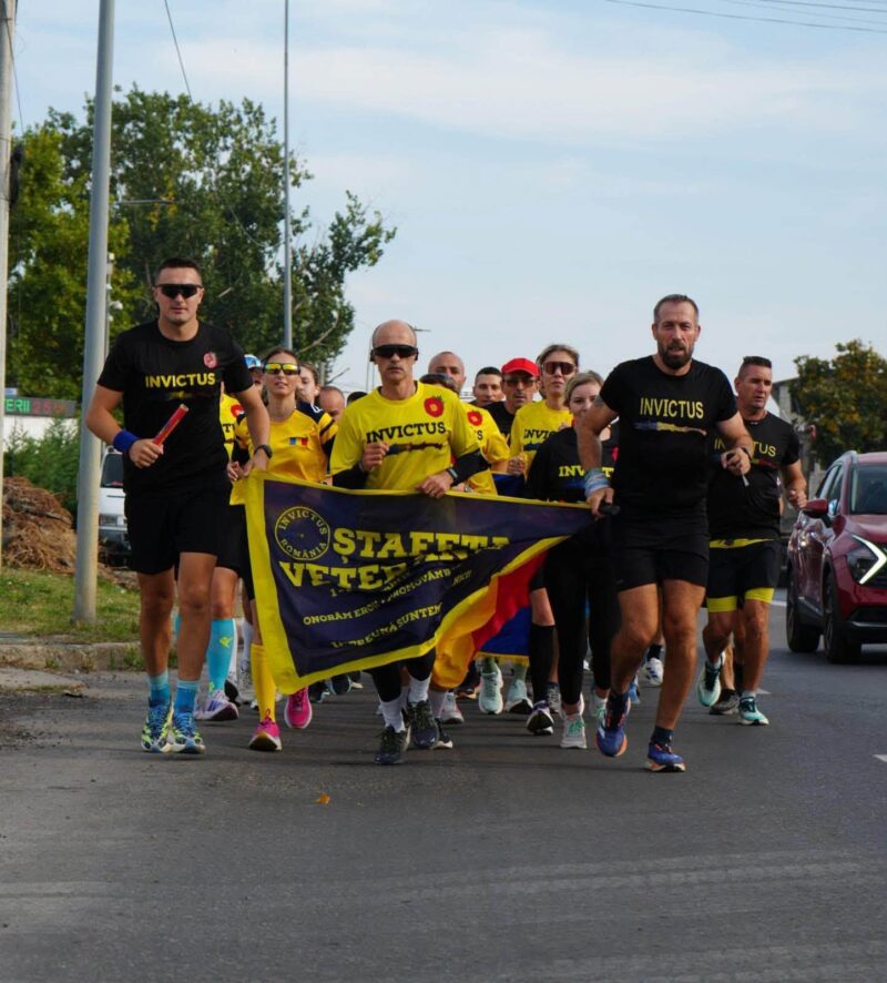 Ștafeta Veteranilor Invictus ajunge luni la Târgu Mureș, după 100 de kilometri de alergare. Ceremonie în fața Primăriei
