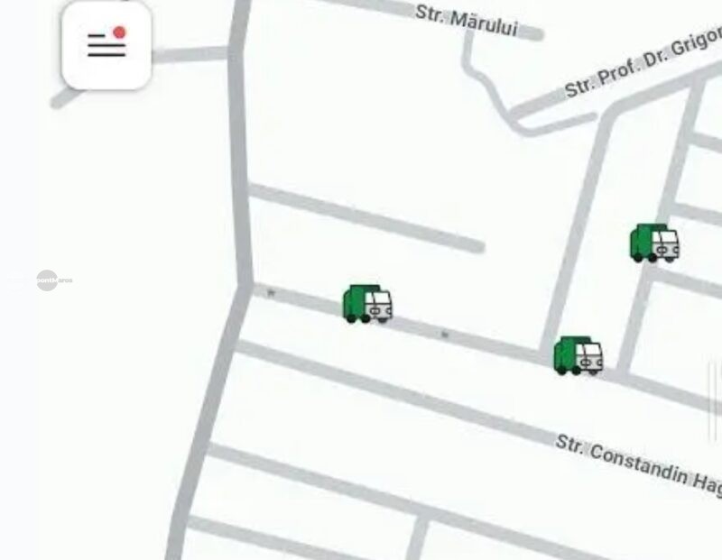 Mașinile de colectare a deșeurilor din Târgu Mureș pot fi urmărite în timp real pe Waze