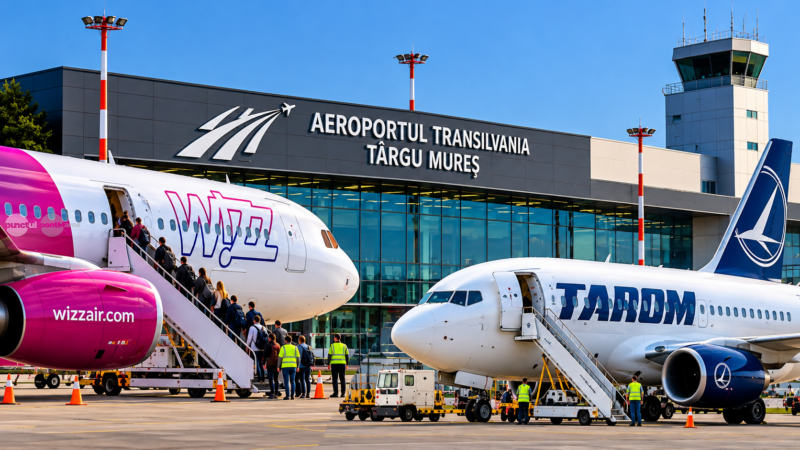 Sindicatul TAROM susține că Wizz Air beneficiază de sprijin financiar local, inclusiv la Târgu Mureș, în timp ce compania de stat are restricții de dezvoltare