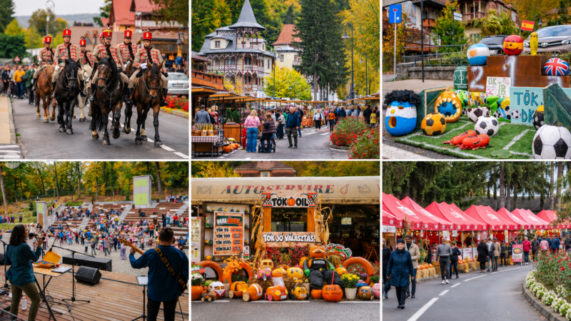 Sovata, sold-out la cazări pentru Festivalul Dovleacului, 2.000 de bostani cumpăraţi pentru şcoli