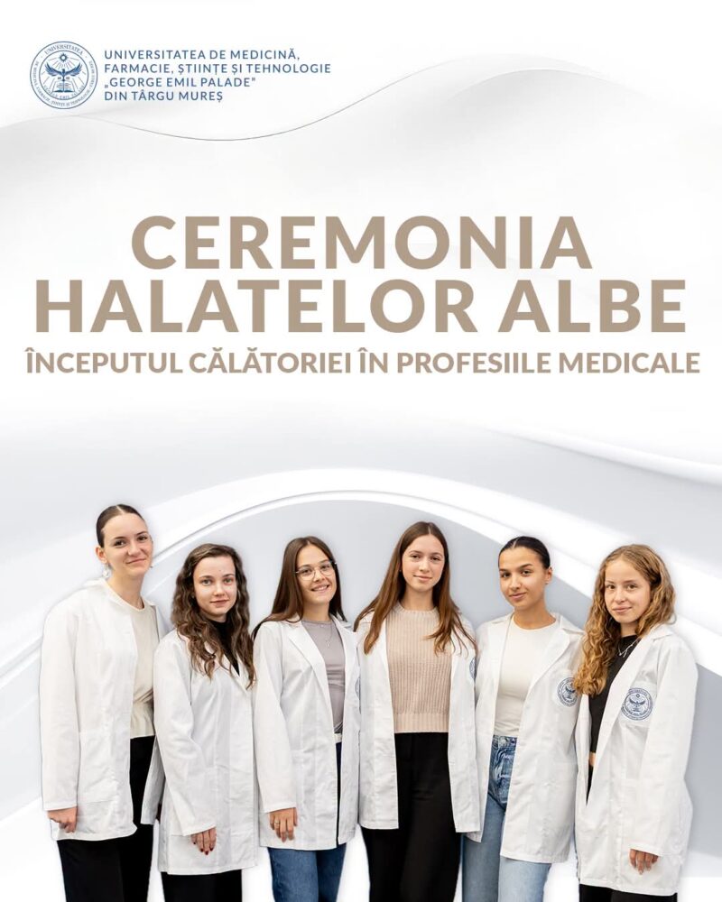 Ceremonia halatelor albe la UMFST