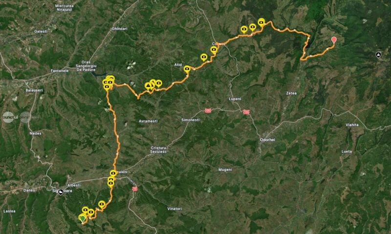 109 kilometri de offroad din Mureș până în Munții Harghita