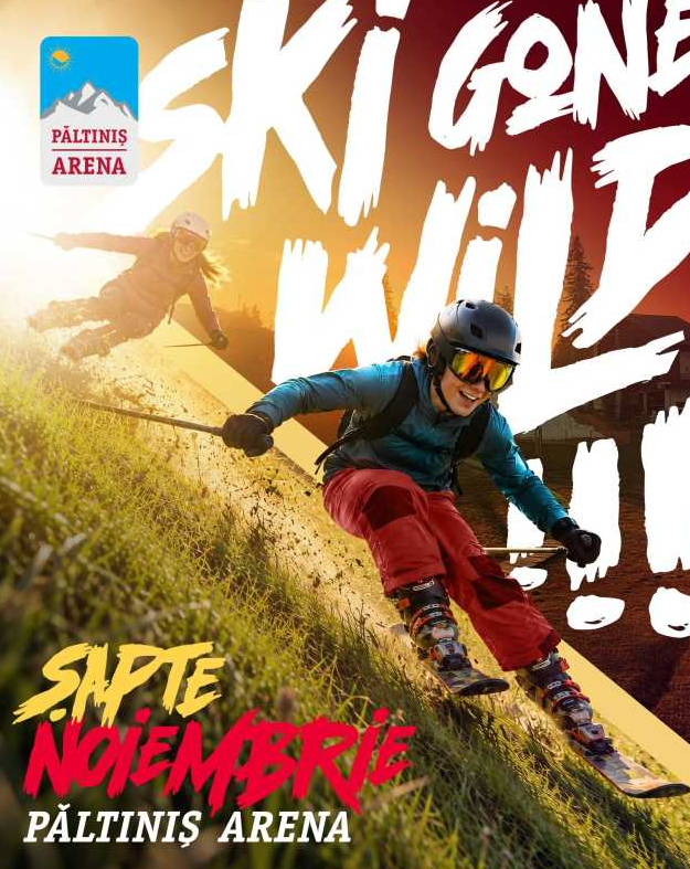 Primul concurs de schi şi snowboard pe iarbă de la Păltiniş Arena, pe 7 noiembrie