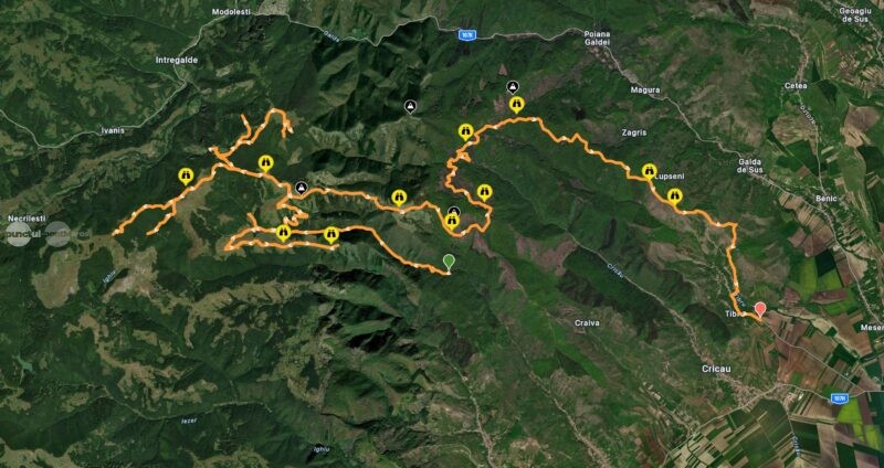 62 de kilometri prin Trascău – traseul de weekend pentru o zi întreagă de aventură
